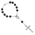 Black Rosary Beads Necklace For Women or Men