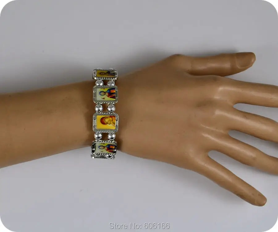 Orthodox Icon Rosary Beads Bracelet