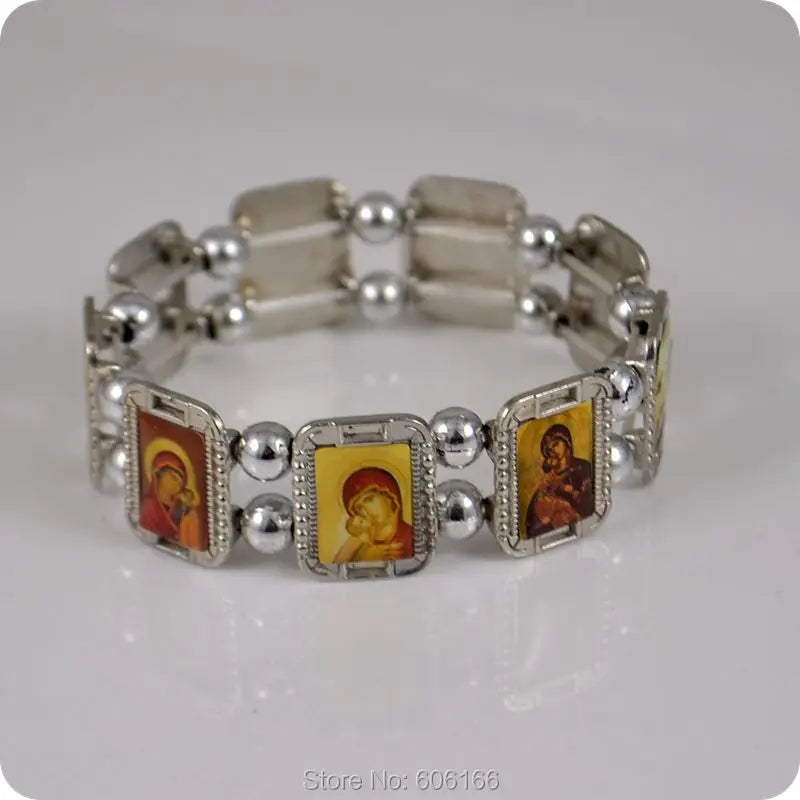 Orthodox Icon Rosary Beads Bracelet