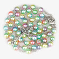 12 colors Rosary with Cross pendant