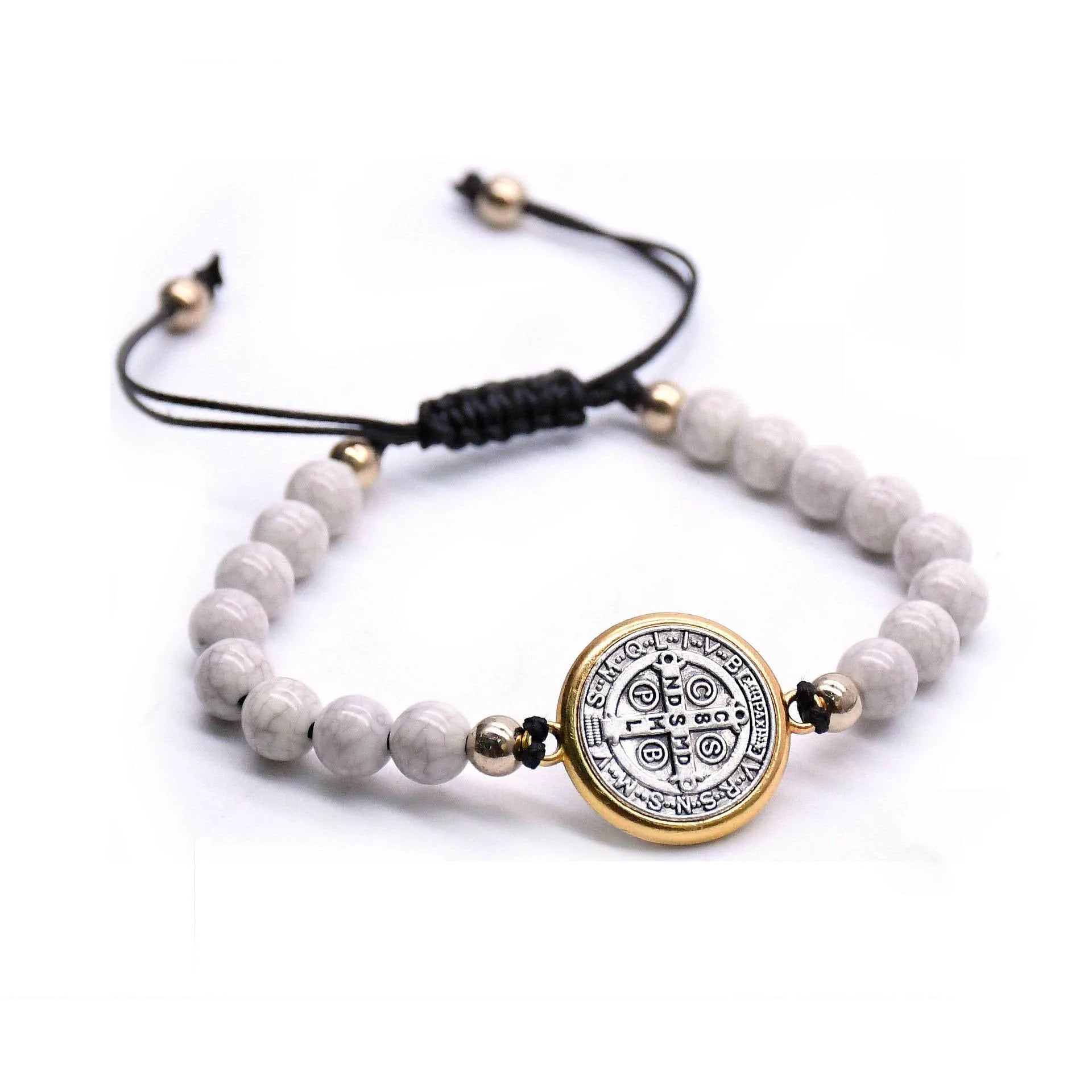 St. Benedict Rosary Beaded Bracelet