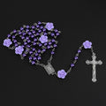 Rosary Necklace For Women Pendant 6MM Pearl Beads