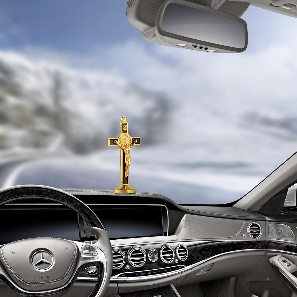 Car Ornament Crucifix Auto Interior Dashboard Decoration Ornaments