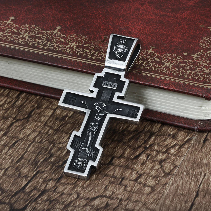 Stainless Steel Eastern Orthodox Pendants