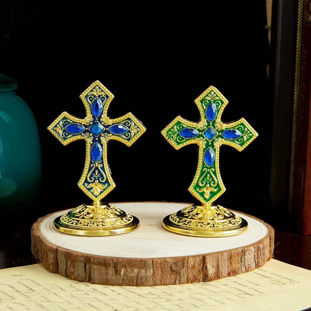Eastern Orthodox Table Cross, Home Decor,3.2In*2.2In