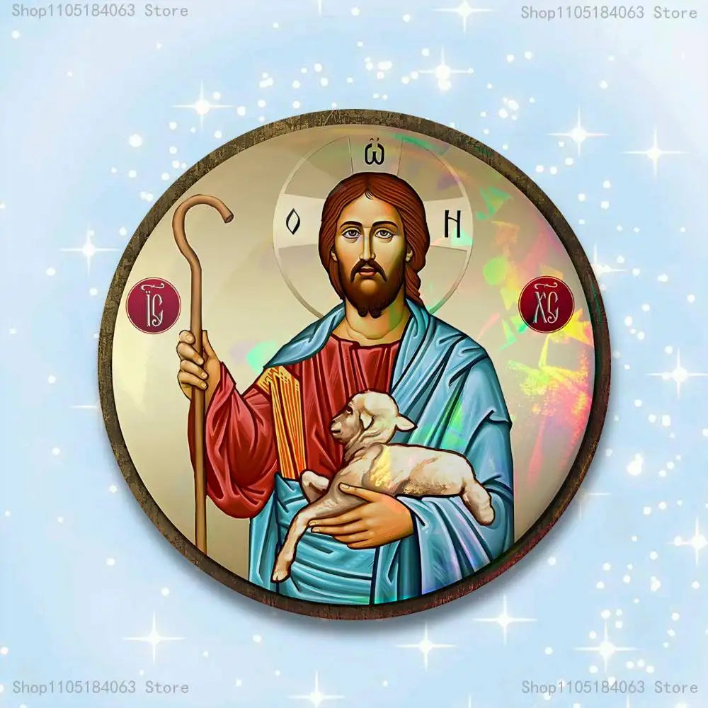 Orthodox Enamel Pin Round Brooch multiple designs