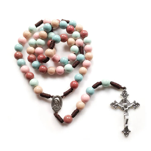 Acrylic Rosary with Cross Pendant
