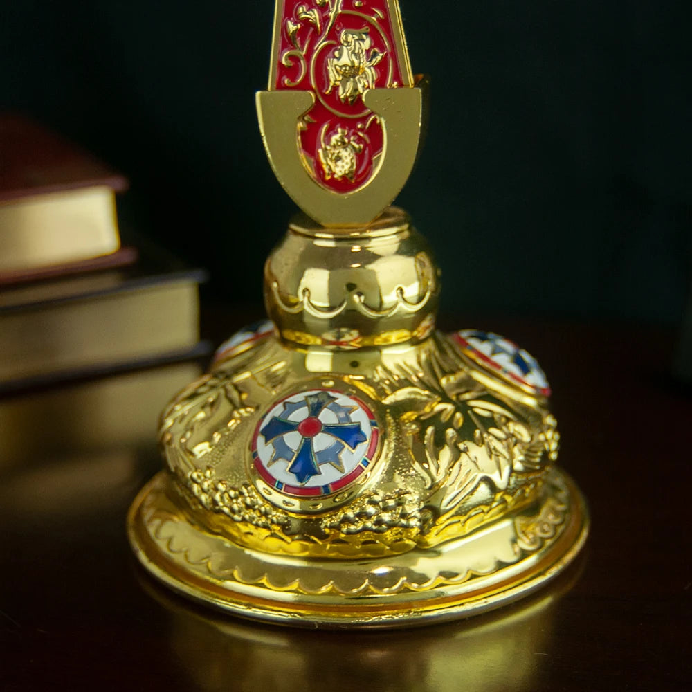 Orthodox Cross with Base Home Desktop Decor Decoration