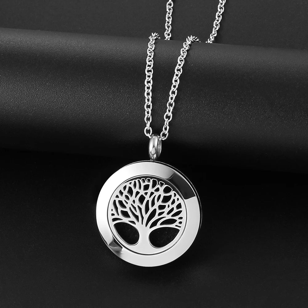 St. Benedict necklace 316L stainless steel pendant and diffuser