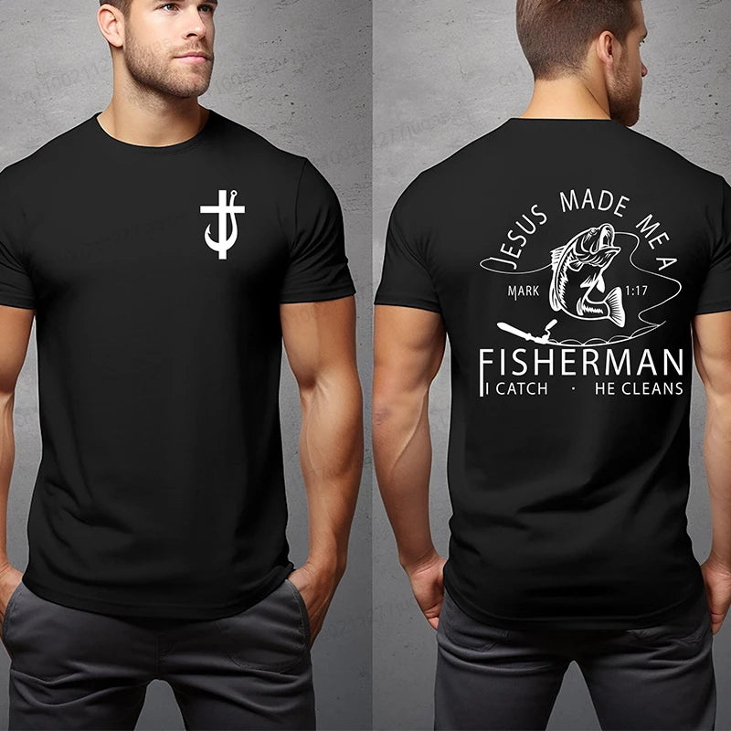 Jesus Made Me A Fisherman T-Shirt