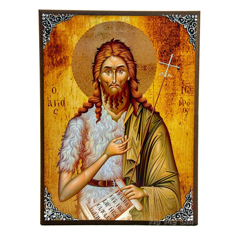 Jesus Christ Greek Orthodox Icon Byzantine Art Decor
