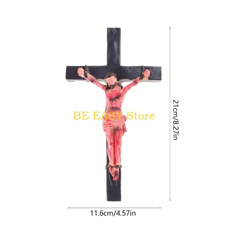 Highly Detailed Wall Crucifix 8.27x4.57
