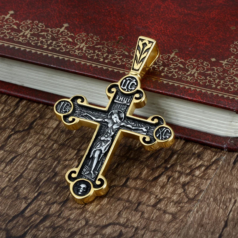 Stainless Steel Eastern Orthodox Pendants