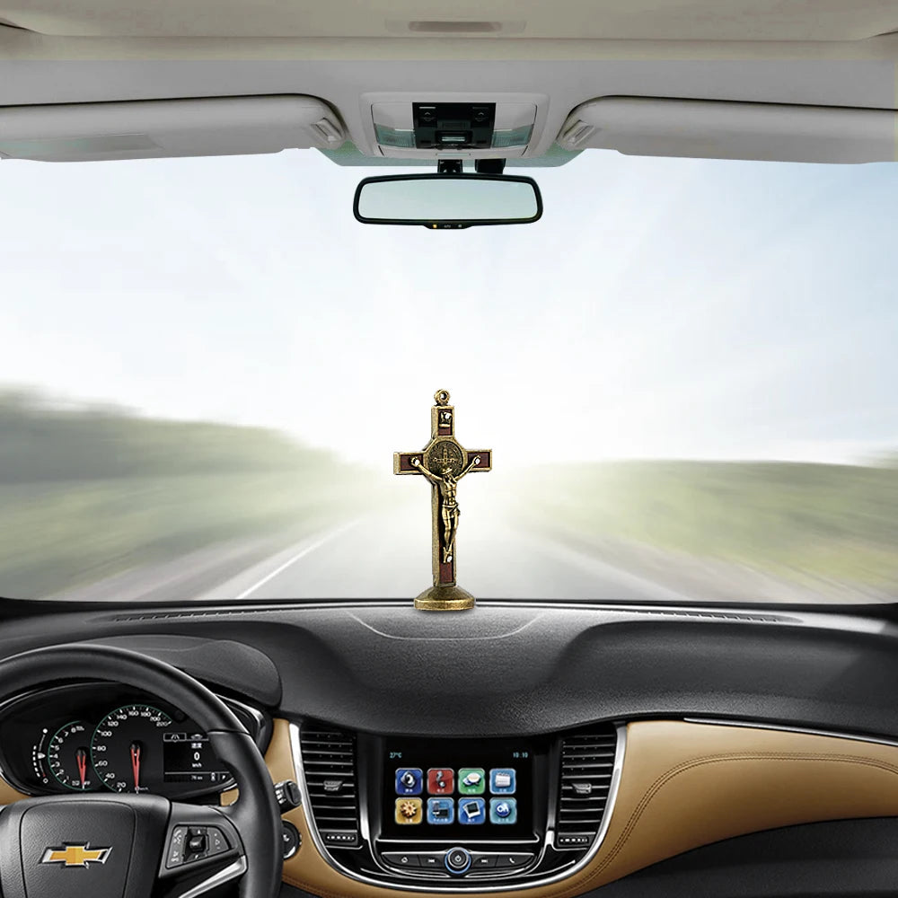 Car Ornament Crucifix Auto Interior Dashboard Decoration Ornaments