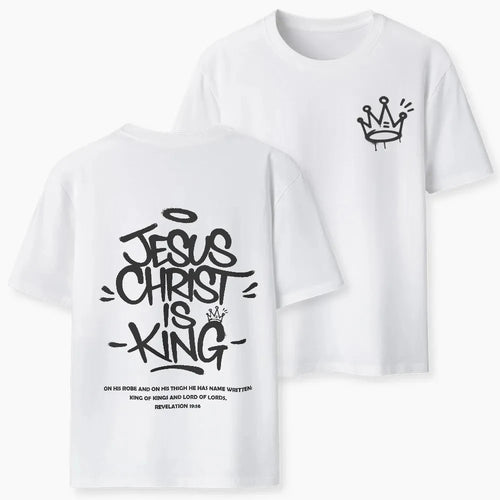 2026 New Style Jesus Christ Is King  High-quality Casual Breathable T-shirt