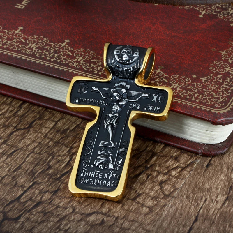 Stainless Steel Eastern Orthodox Pendants