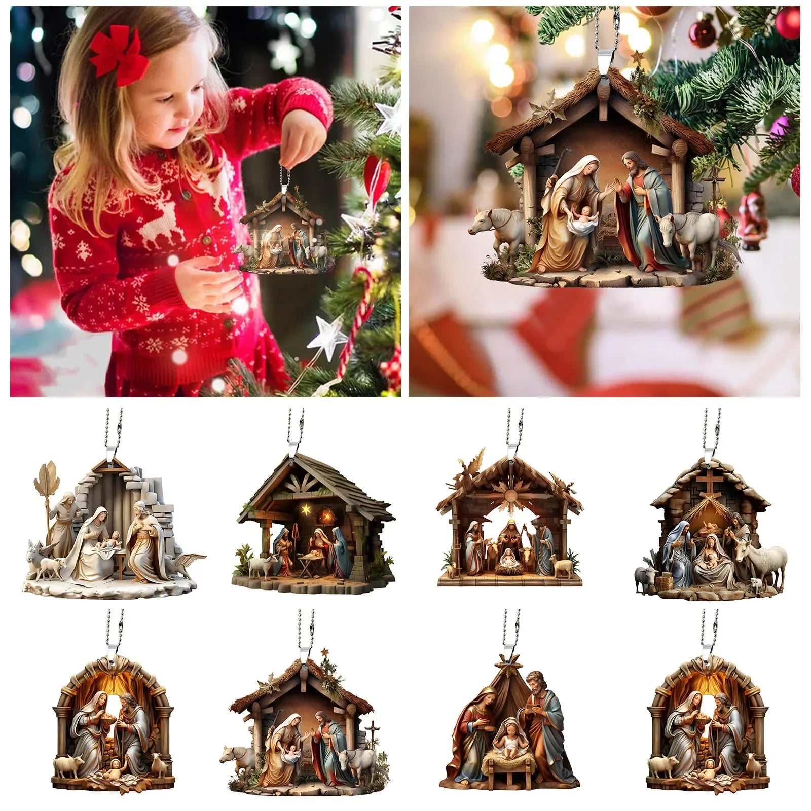Christmas Tree Ornament Home Decorations