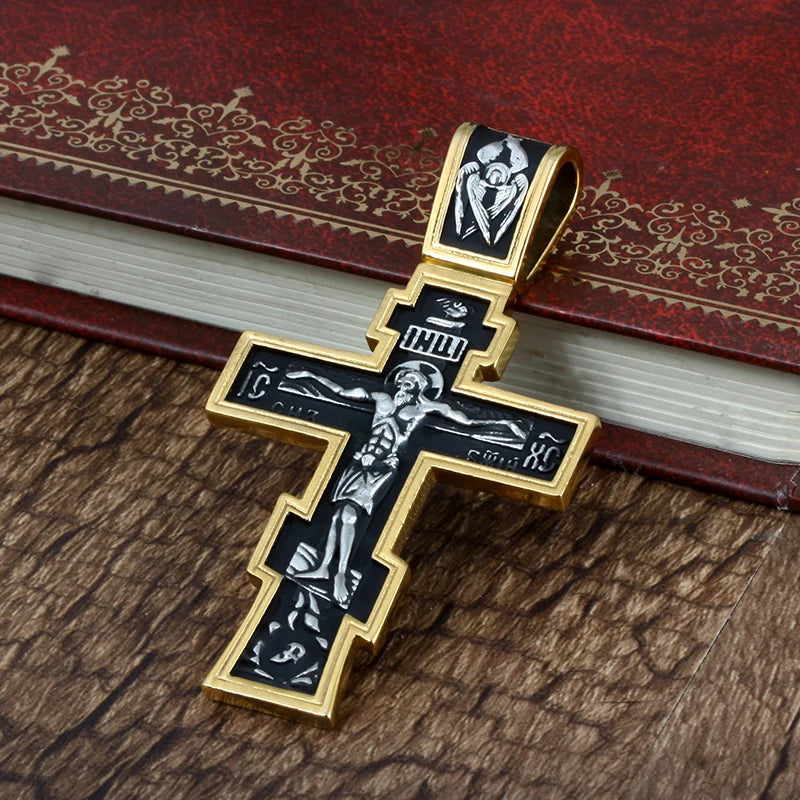 Stainless Steel Eastern Orthodox Pendants