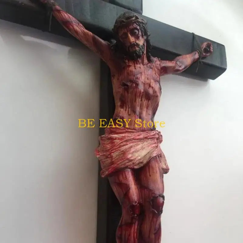 Highly Detailed Wall Crucifix 8.27x4.57