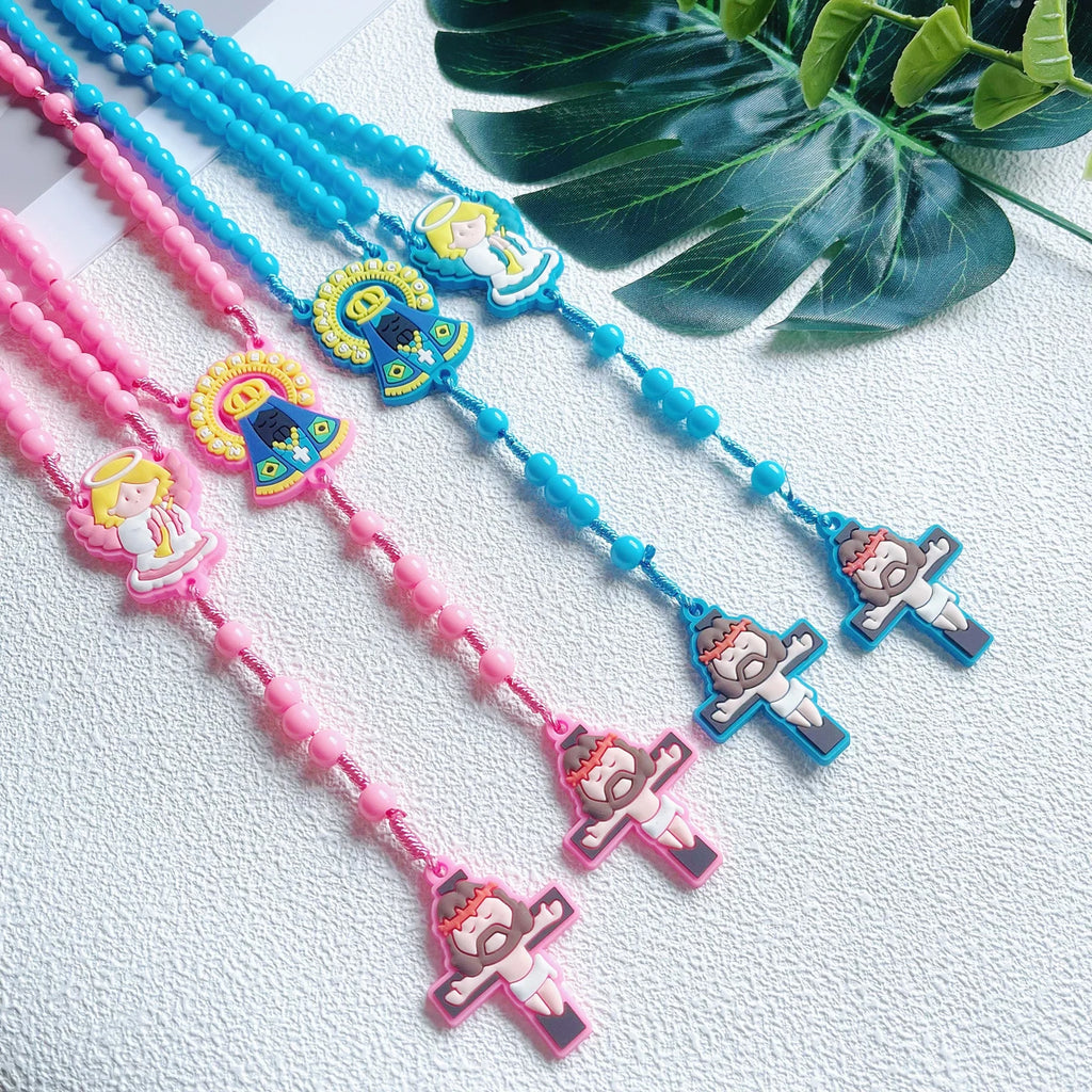 Children's Rosary Set with Angel Pendant
