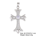 Rosary Jewelry Making Handmade 18K Real Gold Plated Opal Shell Cross