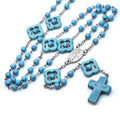 Turquoise Rosary Necklace