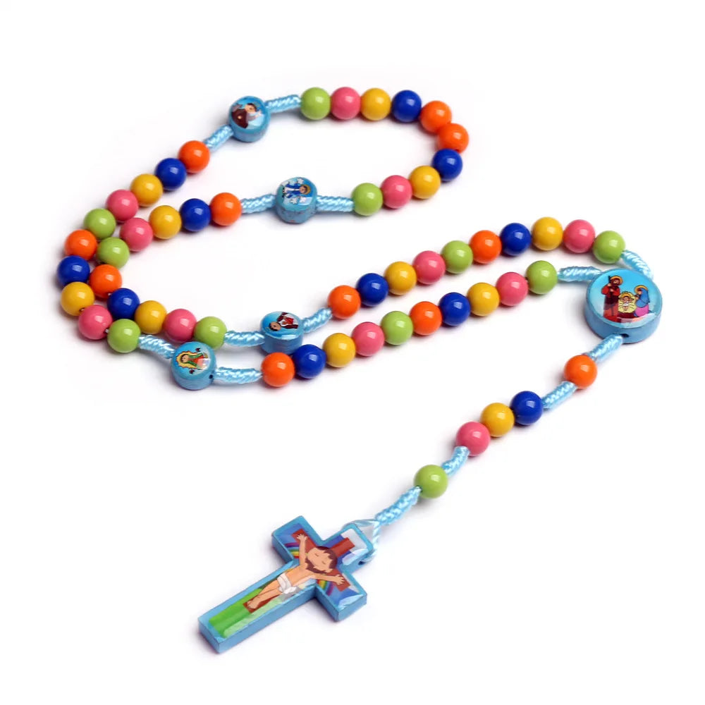 Rosary for kids Hand Woven