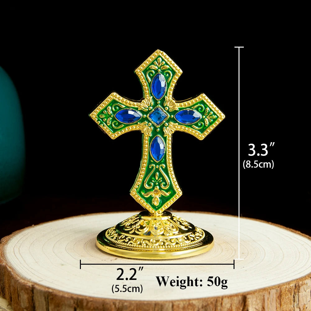 Eastern Orthodox Table Cross, Home Decor,3.2In*2.2In