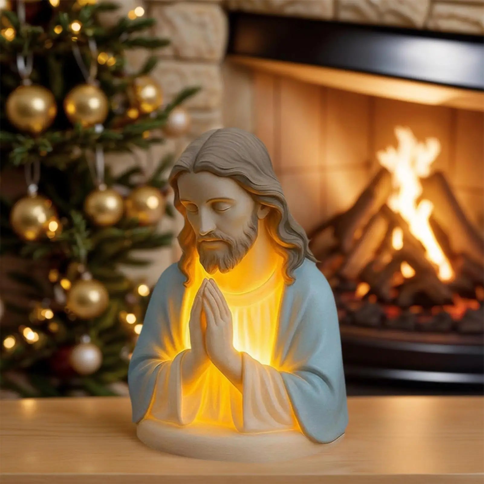 Virgin Mary Statue Night Light