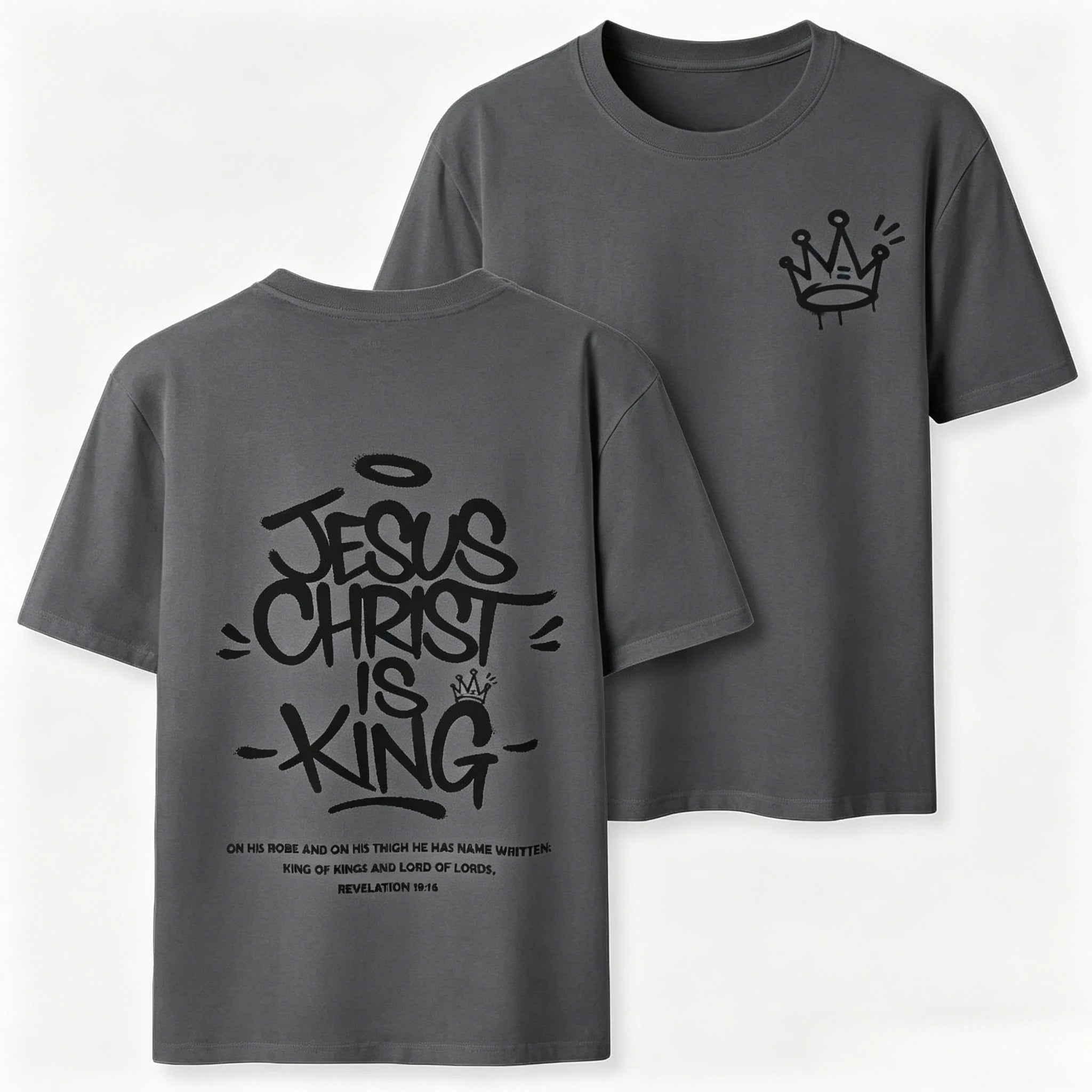 2026 New Style Jesus Christ Is King  High-quality Casual Breathable T-shirt