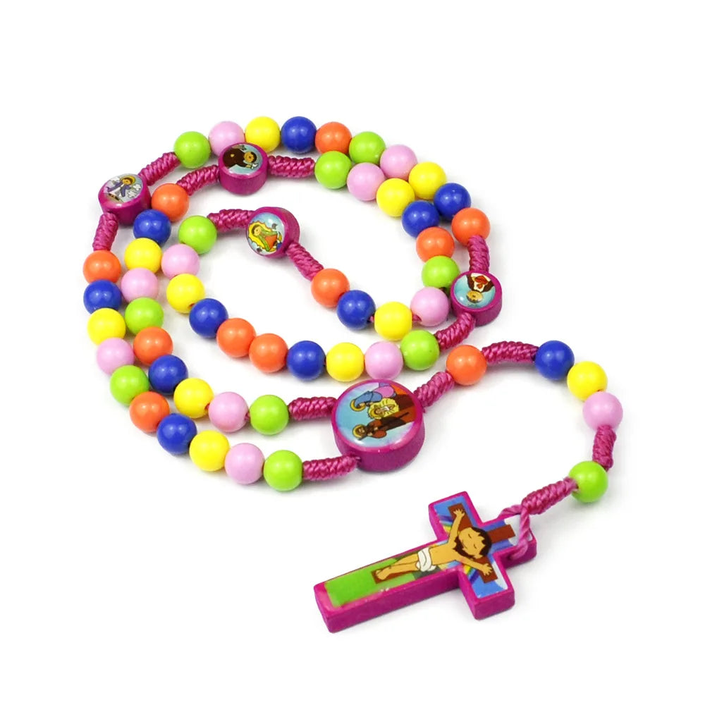 Rosary for kids Hand Woven
