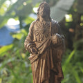 Black Ebony Wood Jesus Figurine
