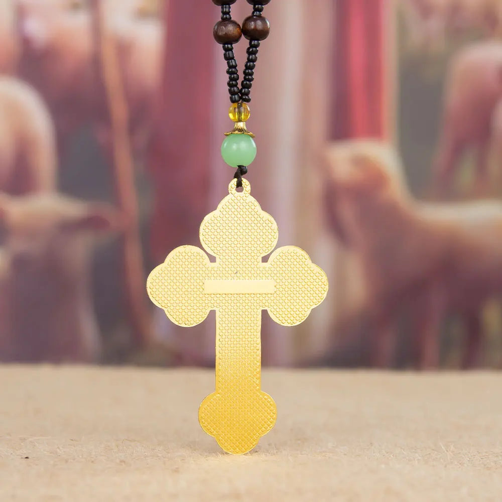 Orthodox Rosary Necklace and Cross Pendant