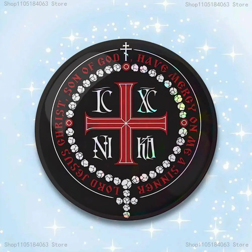 Orthodox Enamel Pin Round Brooch multiple designs