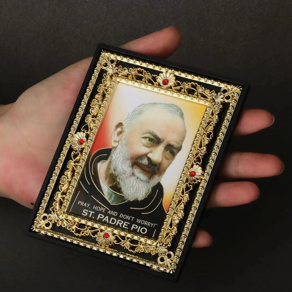Saint Padre Pio Sacred Heart Icon
