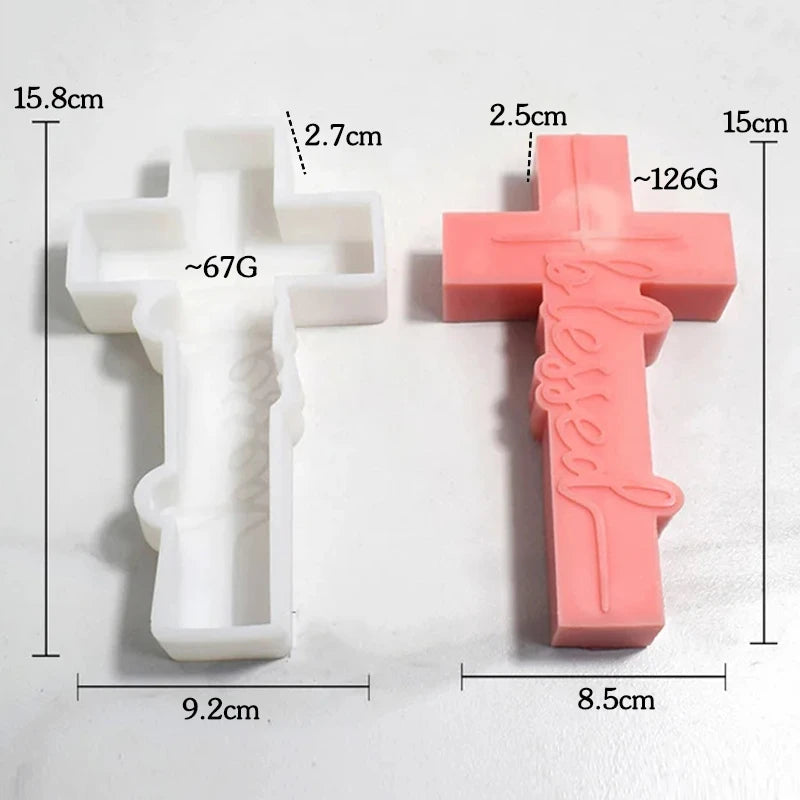 Jesus Statue Aromatherapy Candle Gypsum Resin