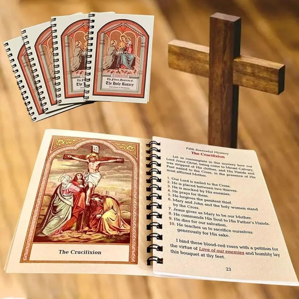 Rosary Meditation Book for Daily Meditation 42 Color Pages