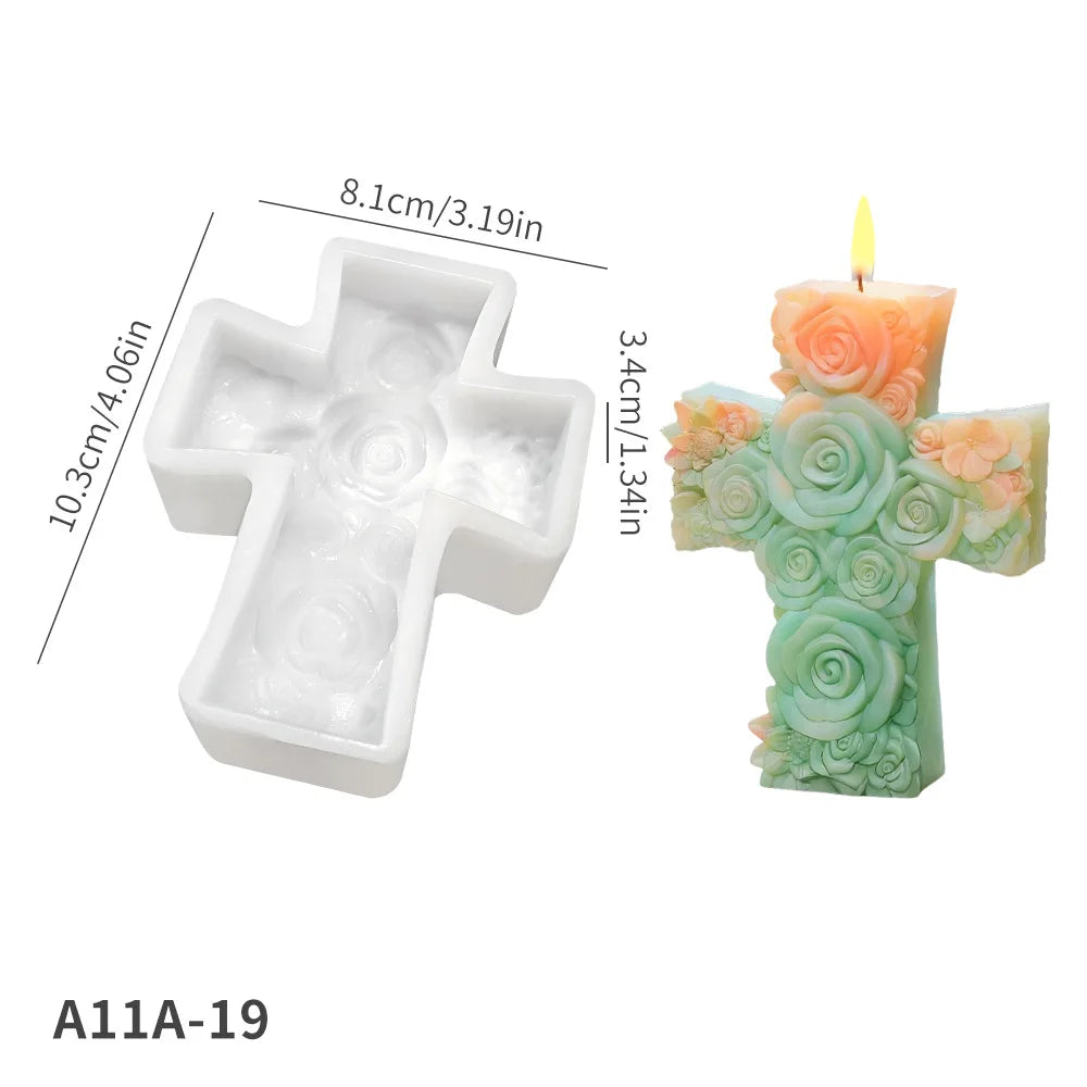 Jesus Statue Aromatherapy Candle Gypsum Resin