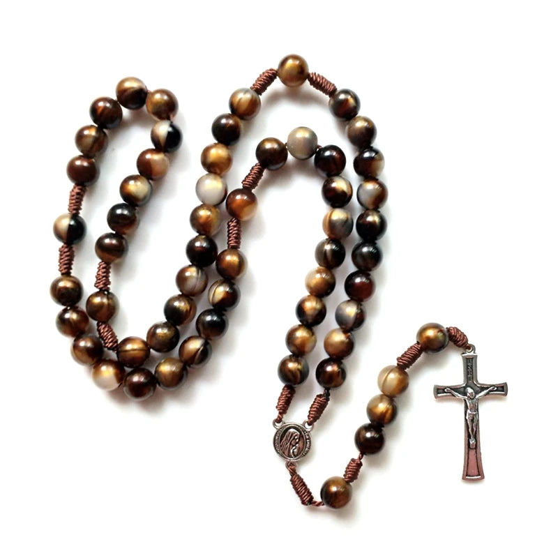 Rosary Prayer Beads Necklace
