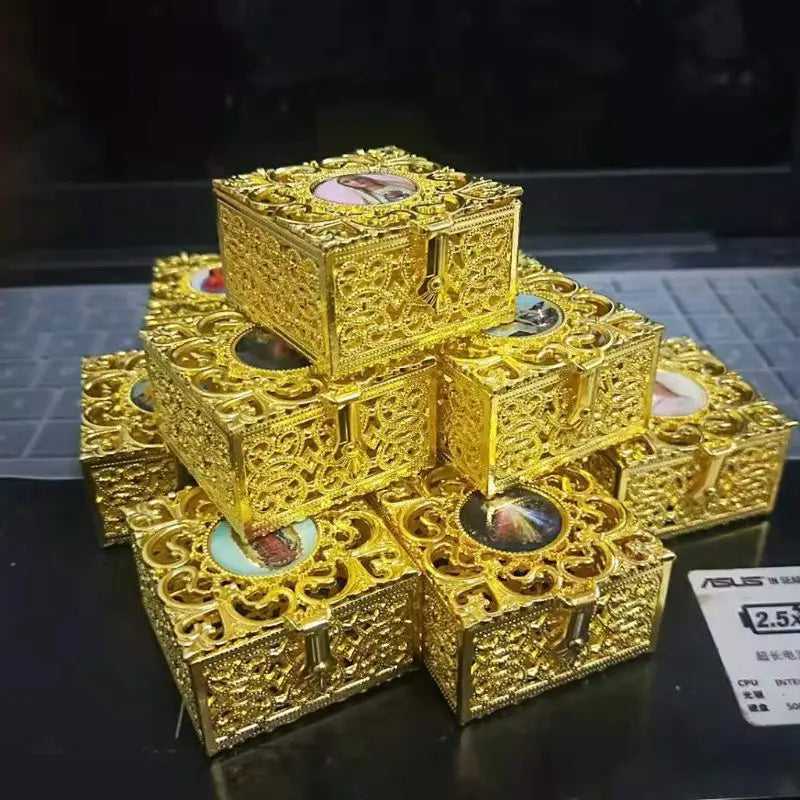 Rosary Beads Box with Lid Organizer Container