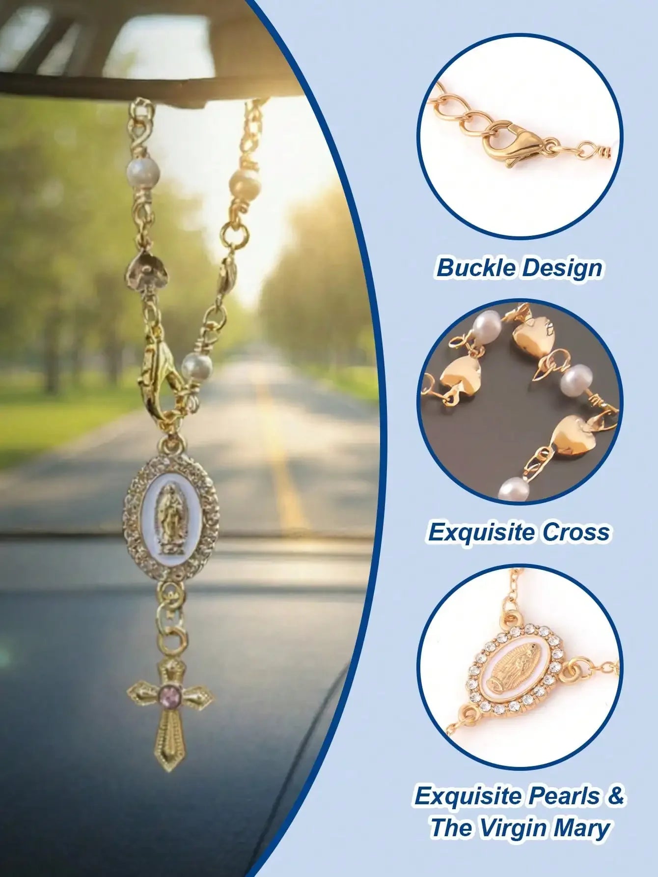 Rosary Hanging Ornament