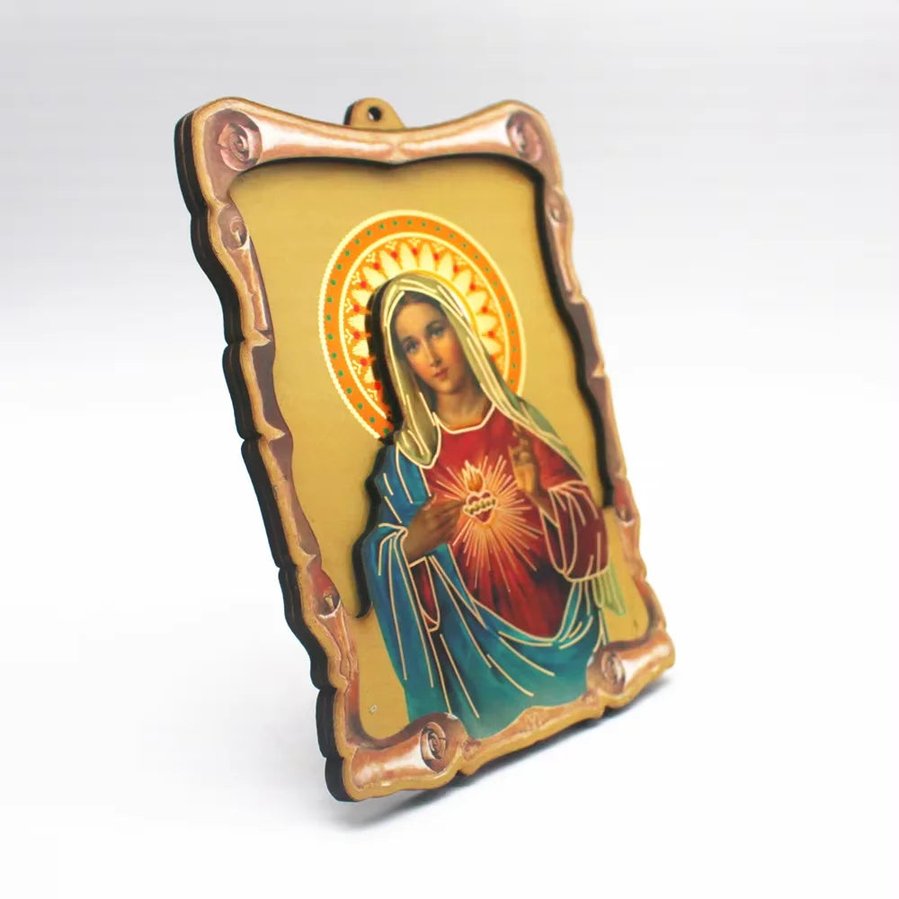 Wood Icon of Virgin Mary