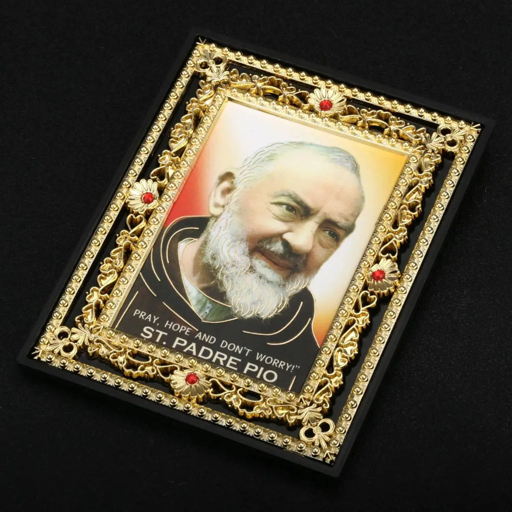 Saint Padre Pio Sacred Heart Icon