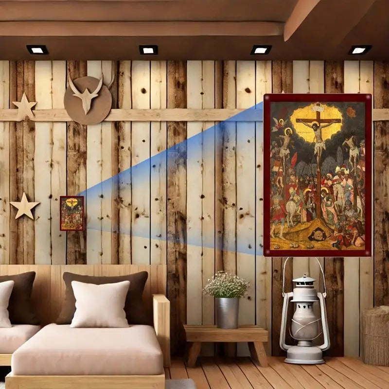 Crucifixion Icon for Wall Decor