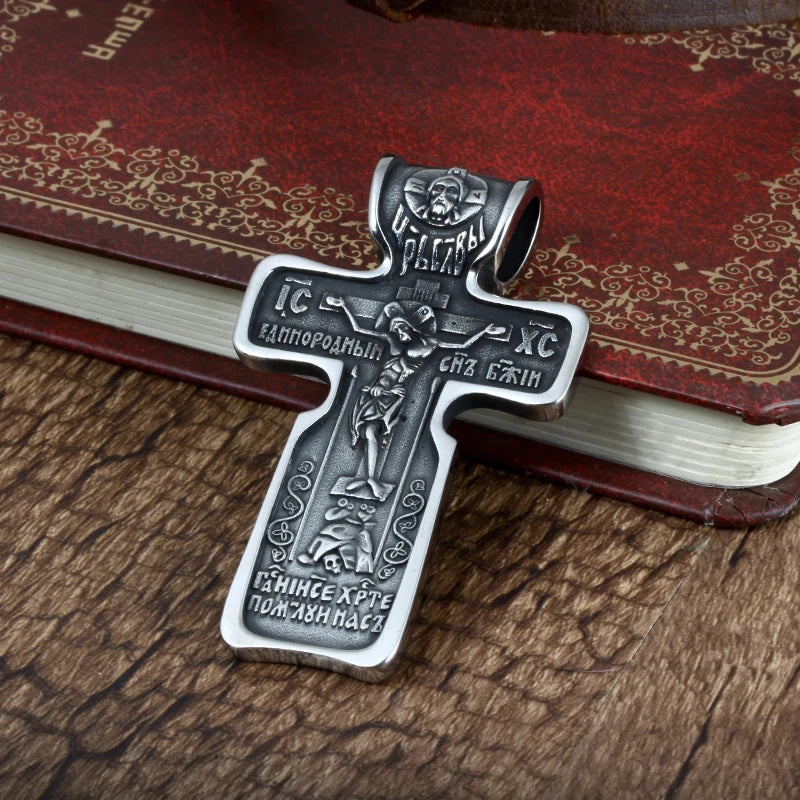 Stainless Steel Eastern Orthodox Pendants
