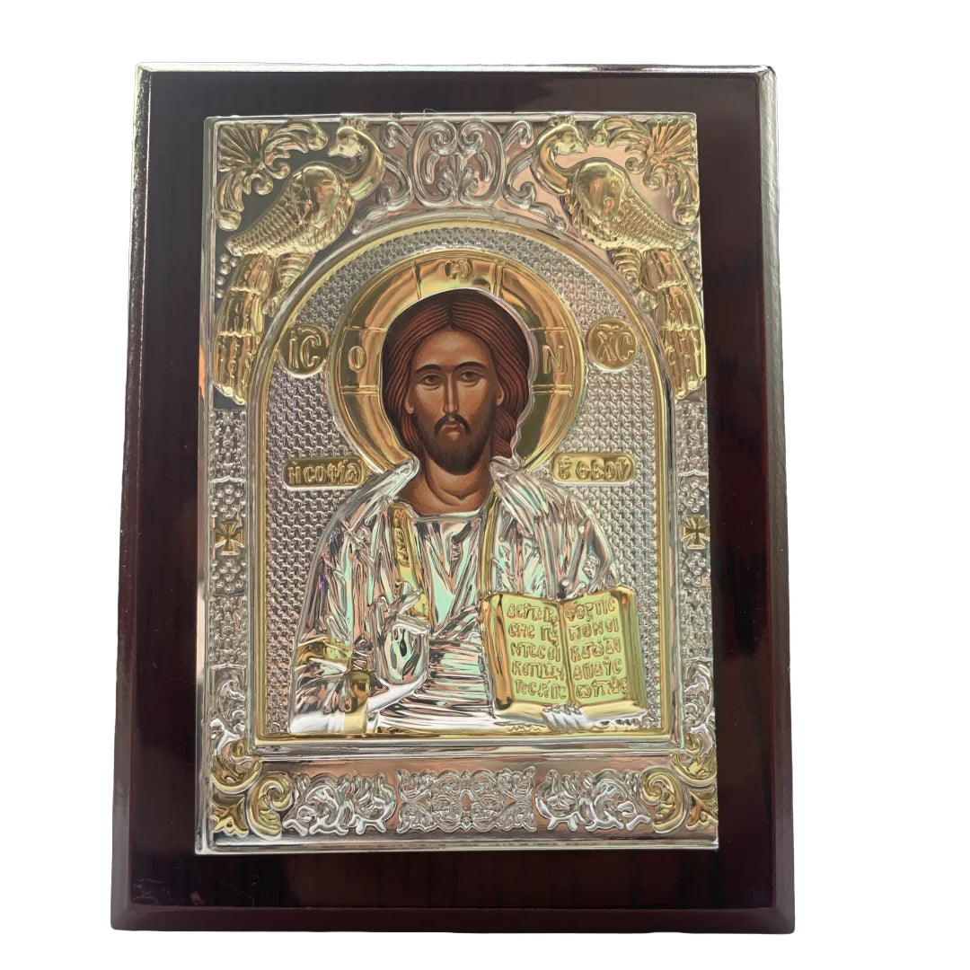 Orthodox Wood Jesus Icon Home Decoration