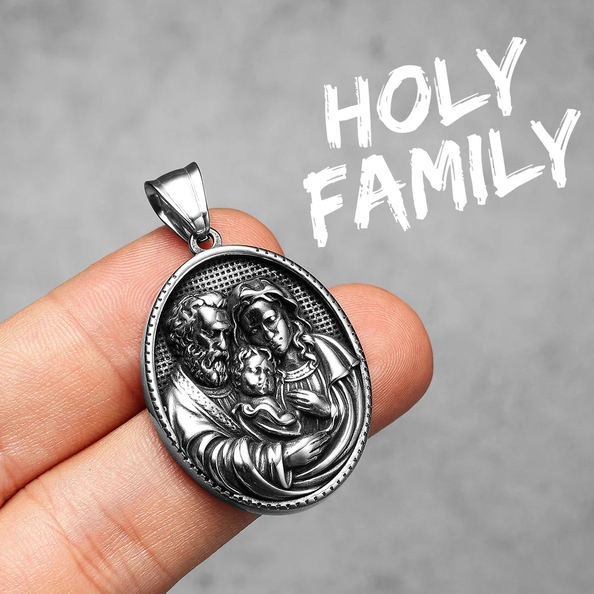 Padre Pio Powerful Amulet Stainless Steel