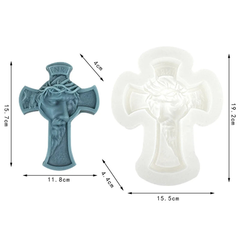 Jesus Statue Aromatherapy Candle Gypsum Resin
