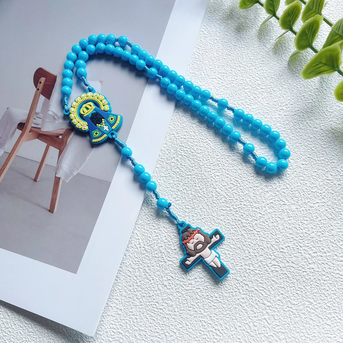 Children's Rosary Set with Angel Pendant