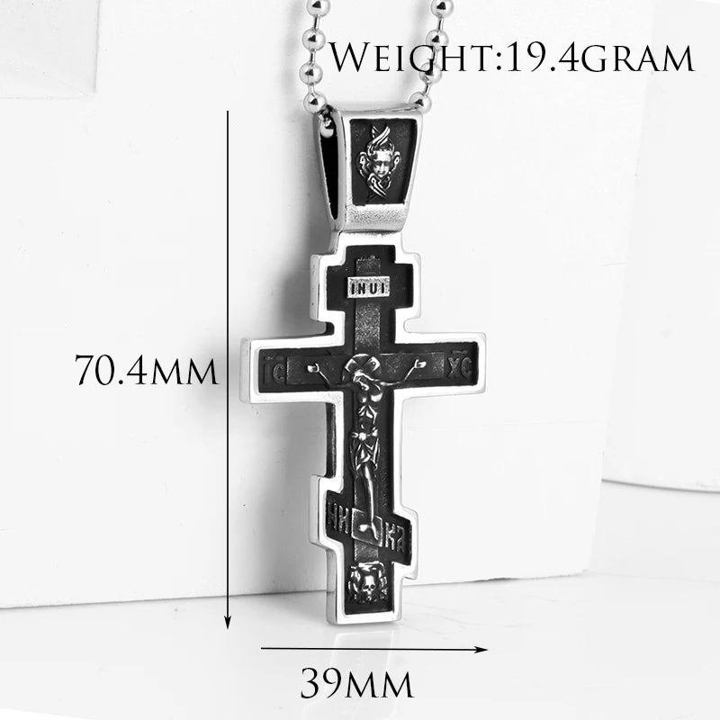 Stainless Steel Eastern Orthodox Pendants